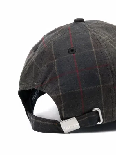 Barbour Darwen Tartan Sports Cap In Black