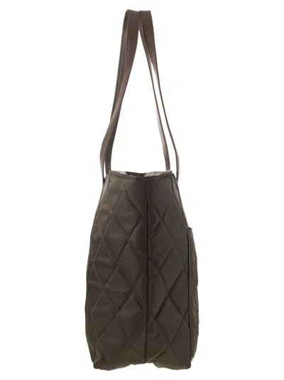 Barbour Quilted Shopping Bag