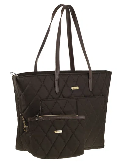 Barbour Quilted Shopping Bag
