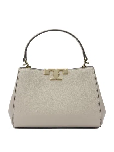 Tory Burch Mini Eleanor Leather Top Handle Bag In Neutral