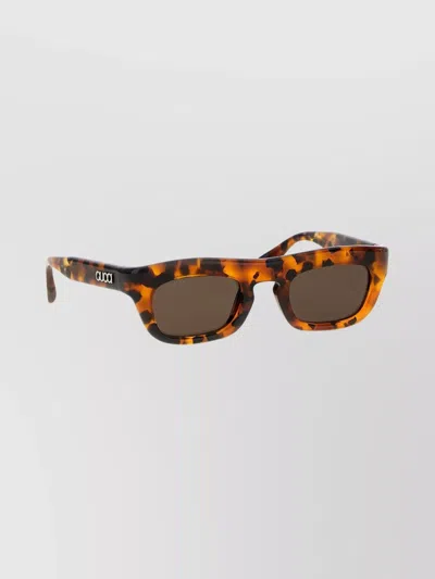 Gucci Modern Rectangular Frame Sunglasses In Multi