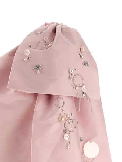 Bernadette Winnie Bow-detail Mini Dress In Pink