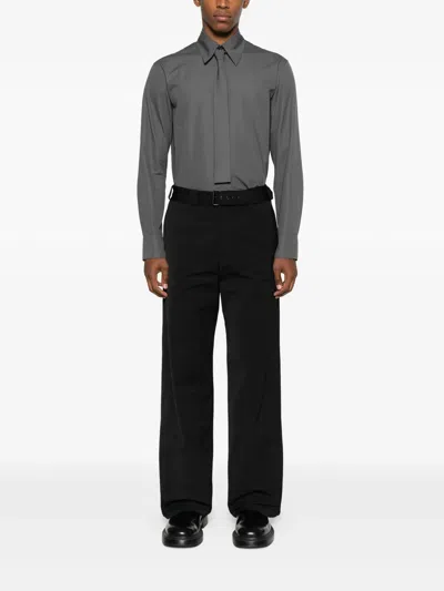 Berner Kuhl Belted Trousers In Black