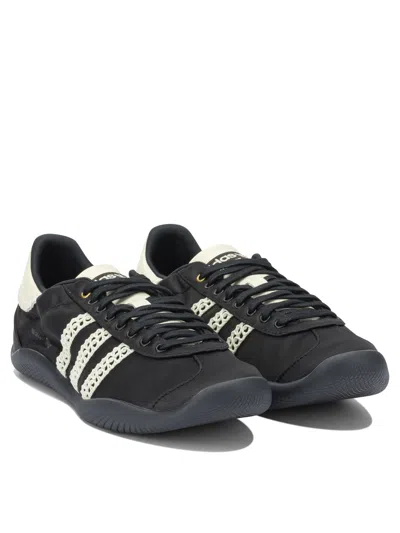 Adidas Originals X Wales Bonner Karintha Lo Satin Sneakers In Black