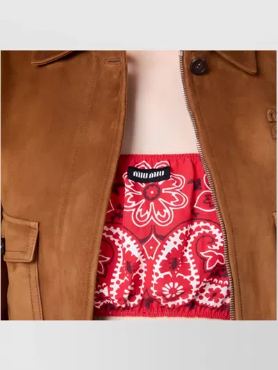 Miu Miu Strapless Floral Print Top T-shirt In Red