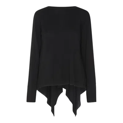 Fabiana Filippi Black Wool Knitwear In Black