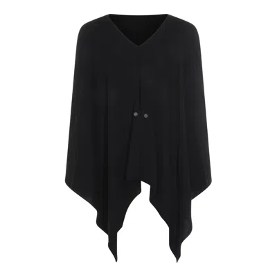 Fabiana Filippi Black Wool Knitwear In Black