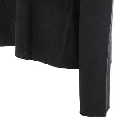 Fabiana Filippi Black Wool Knitwear In Black