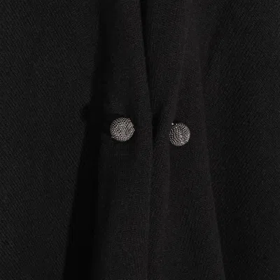 Fabiana Filippi Black Wool Knitwear In Black