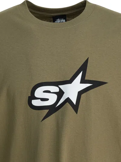 Stussy Logo Motif T-shirt In Green