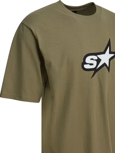 Stussy Logo Motif T-shirt In Green