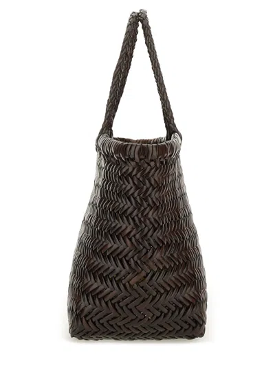 Dragon Diffusion Triple Jump Small Bag In Brown