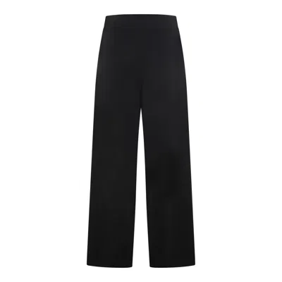 Fabiana Filippi Wide-leg Casual Pants In Black
