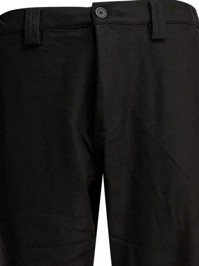 Gr10k Straight Leg Trousers With Front And Back Pockets In Black