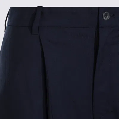 Aya Muse Trousers Blue And Green In Black