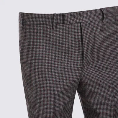 Pt Torino Relaxed Trousers With Cuffed Hem And Pleats In Gray