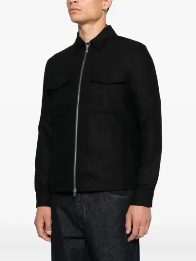 Marco Pescarolo Urus Shirt Jacket In Black