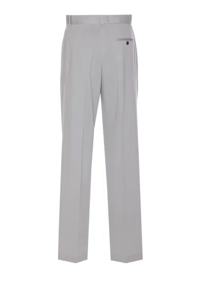 Circolo 1901 Regular Fit Trousers Button Detail In Gray