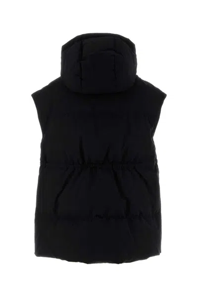 Herno Black Polyester Blend Sleeveless Down Jacket In Black