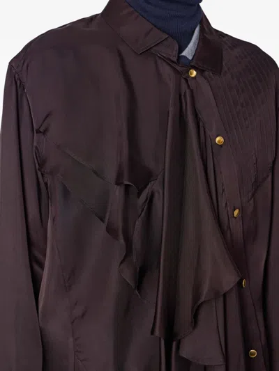 Kolor Asymmetrische Bluse In Brown