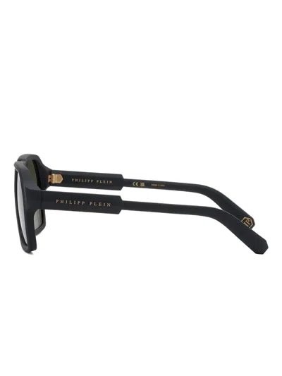 Philipp Plein Eyewear Sonnenbrille Mit Geometrischem Gestell In Black