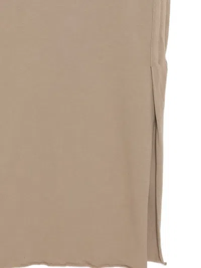 Rick Owens Drkshdw Edfu Skirt In Neutral