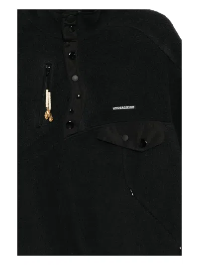 Undercover Logo-patch Top In Black