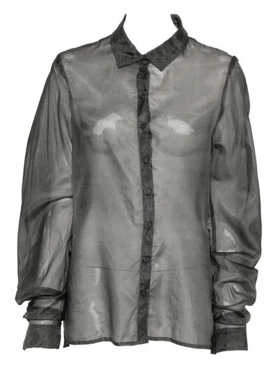 Rundholz Long-sleeved Shirt In Animal Print