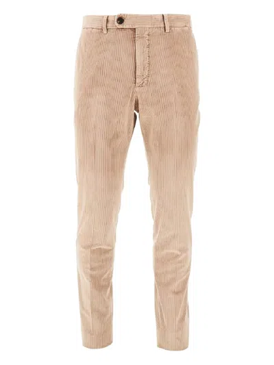 Incotex Corduroy Trousers In Brown
