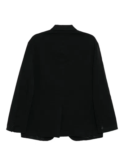 Comme Des Garçons Homme Deux Single-breasted Blazer In Black