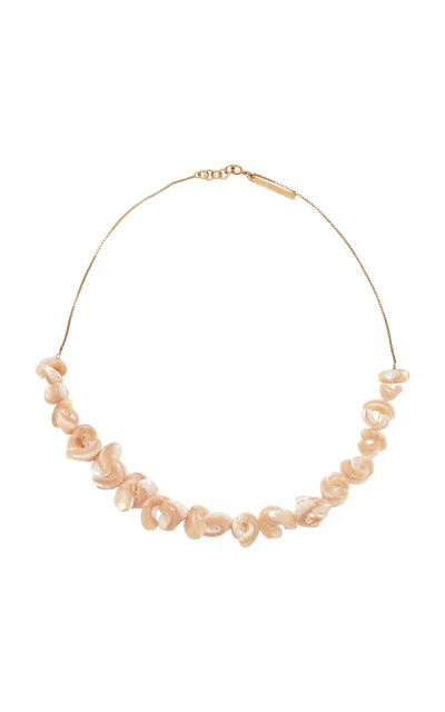 Dries Van Noten Multi-stone Necklace In Gold