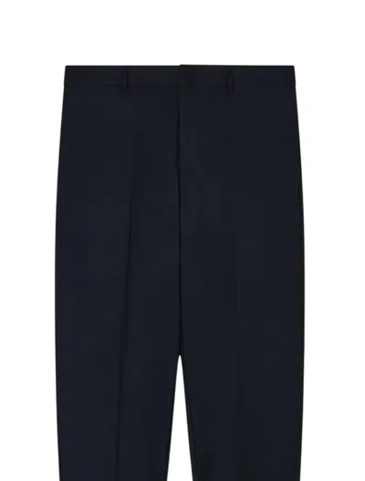 Armani Exchange Trousers Black In Blue