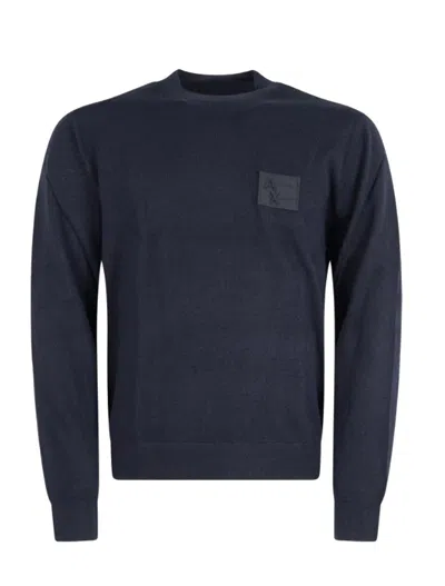 Armani Exchange Sweaters In Blue