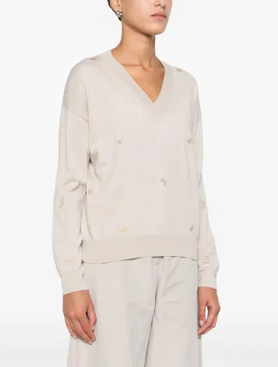 Herno Sweaters In Neutral