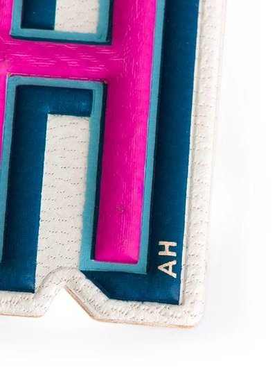 Shop Anya Hindmarch 'h' Sticker In Multicolour