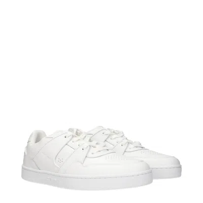 Celine Sneakers Donna Pelle Bianco/bianco Ottico In White