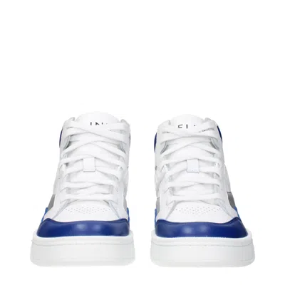 Celine White Leather Athletic Sneakers In Multi