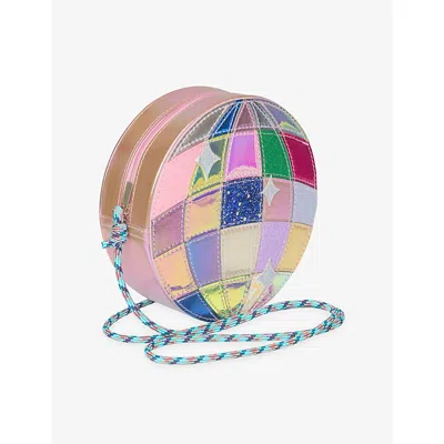 Mimi & Lula Kids' Disco Ball Woven Cross-body Bag Bright Multi In Multi