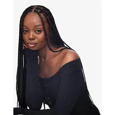 Ruka Braid-it Synths®2 Textured Straight Synthetic Hair Extensions 24' Grey In Gray