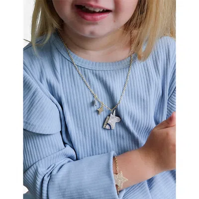 Mimi & Lula Unicorn Pack Of Three Jewellery Set Gold In Gold