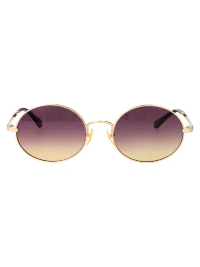 Chloé Chloe Round Sunglasses Ch0326 S 001 In Multi