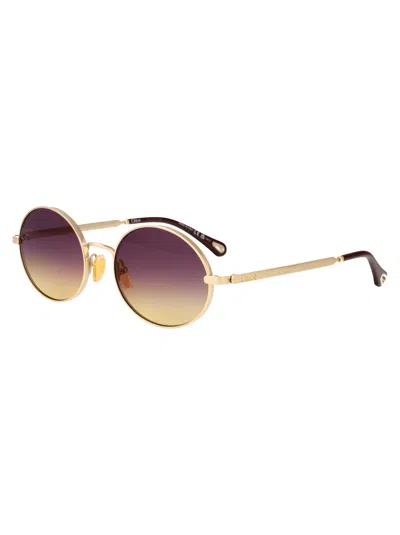 Chloé Chloe Round Sunglasses Ch0326 S 001 In Multi
