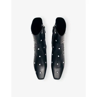 Alohas 50mm Nash Studded Boots In Black