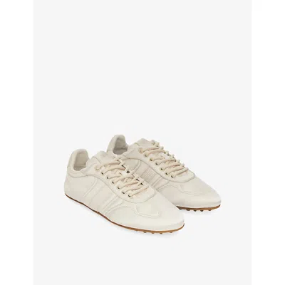 Alohas Womens Tb.69 Rife Satin Trainers White Satin Eur 40 / 7 Uk In Animal Print