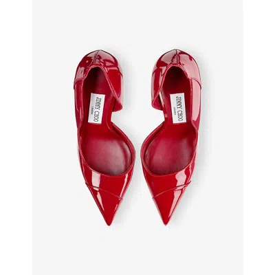 Jimmy Choo 100 Mm Brigitte Pointed-toe Pumps In Multi