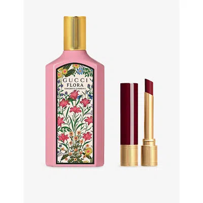 Gucci Womens Flora Eau De Parfum And Lip Gift Set