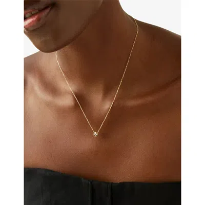 Missoma Womens Lucy Williams 14ct Yellow Gold And 0.107ct Lab Grown Diamond Necklace In Gold