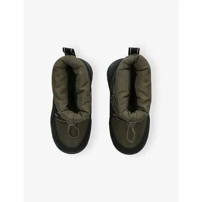 Liewood Kids' Zoey Nylon Snowboots Khaki Eur 34 / 2 Uk In Black