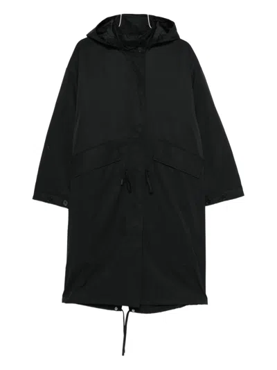 Closed Cotton And Nylon Parka Coat In Multi