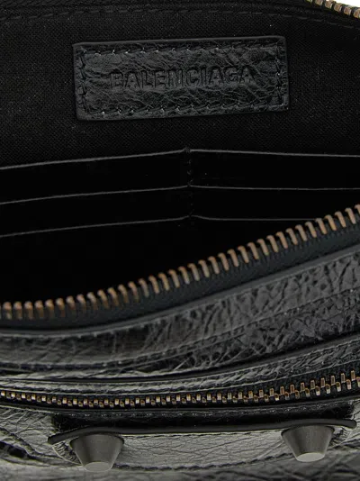 Balenciaga City Style Shoulder Bag With Adjustable Strap In Black